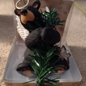 Big Sky Bear Tree Topper Figurine